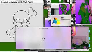 twink getting bareback on desk webcam