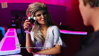 In this free will game, she welcomes you with her big tits.