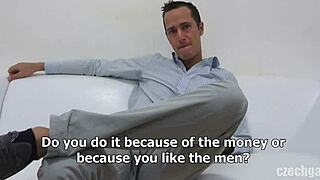 Czech Gay Casting with Martin Sucking