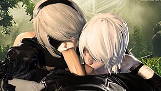 Fapzone with 2B from Nier Automata