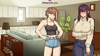 Amy enjoys riding Chloe's big futa cock in a hot scene - benefitship