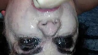 ms tl gets messy with toys in her throat play.