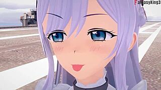 Belfast invites me to lunch in Azur Lane POV