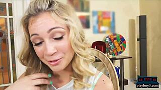 petite blonde amateur girlfriends videotaped fucking