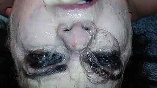 ms tl gets messy with toys in her throat play.