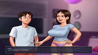 Commented gameplay of Japanese hentai game Summer Time Saga Unc part 27 with Oppai and Japanese Hentai Game