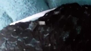 estrenando la lenceria usada que me regalo mi tia