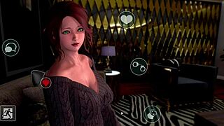 complete gameplay of deviant anomalies part 38 with redhead milf in bathing scene