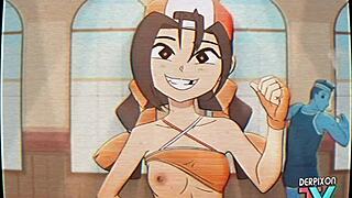 Eri-Chan Home Workout With Blowjob And Deepthroat By Derpixon