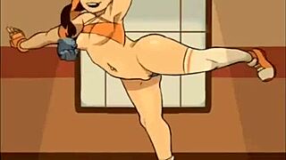 Eri-Chan Home Workout With Blowjob And Deepthroat By Derpixon