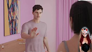 Growing Things Up with wild anime corset play in Ep 6