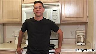 young stud intensely drills mature milf's tight pussy