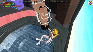 Does the femdom vampire use the whirlpool for pov piss?