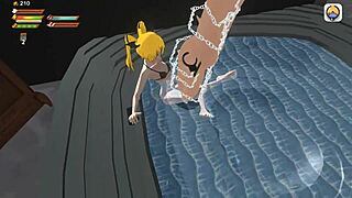 Does the femdom vampire use the whirlpool for pov piss?