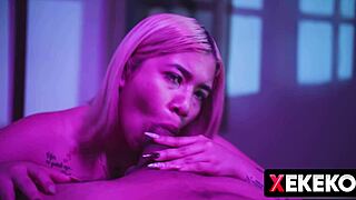 Venezuelan latina spied on while changing by fake photographer.