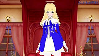 Pino and Poporon engage in intense sex in Dropkick on My Devil hentai