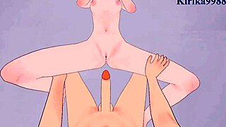 Tokino sora and momosuzu nene have intense pov sex