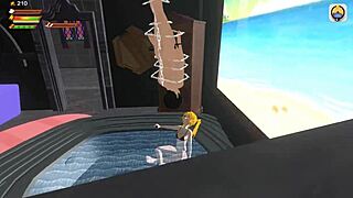 Does the femdom vampire use the whirlpool for pov piss?