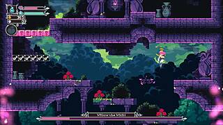 flip witch pixel hentai game ep 12 ghost boss with crushing giant boobs