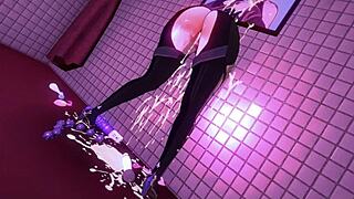 Yelan in this anime hentai adventure