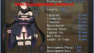 Is This Hot Geisha Ready for Rough Sex with Men in the Fallen Princess Setsuna Ryona Hentai Game?