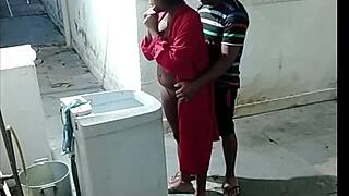 Neighbor Catches Me Naked Sweeping, Forces Me To Suck His Cock