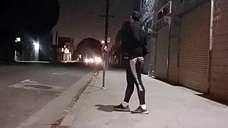 Gay Latino with a nice ass offering anal sex on the street
