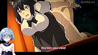 can you handle the futanari in isekai harem monogatari hentai 4?