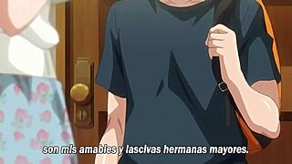 milf onee-chan gives blowjob in ecchi anime