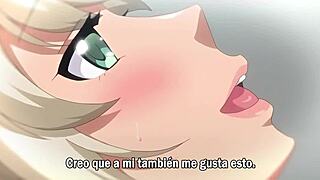 milf onee-chan gives blowjob in ecchi anime