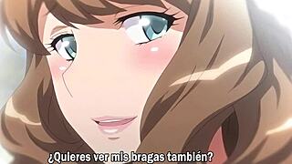 milf onee-chan gives blowjob in ecchi anime