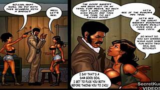 Yo, wanna join this hot ebony threesome?