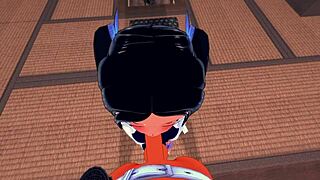 aoi kanazaki sucks tanjiro's cock?