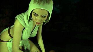 3D Hentai Princess Leia Organa Star Wars Handjob Joi Teaser