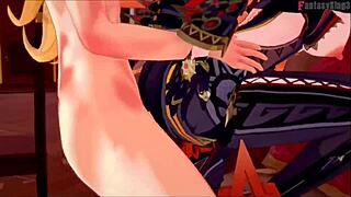 mavuika sucks and fucks in jean's office trailer