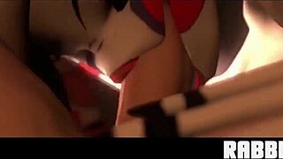 Detailed 3D Cartoon Anime Hentai Scenes From TV Off HMV