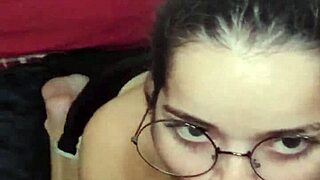 Fresh from shower, White Moon dives for deepthroat and facial.