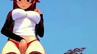 Eris catches Roxy fucking and joins in Mushoku Tensei