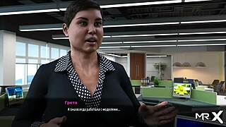 Boss Lifts Up His Secretary's Dress In Fashion Business E2 52