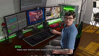 I'm playing ripples part 19 and this milf has big tits and pussy i lick her nipples and do 69 with big cock