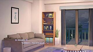 Intense Uncensored Hentai: Lovey Dovey Missionary Sex with Female Boss Shizuko in Summer Clover