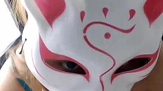 your asian busty girlfriend gives a pov blowjob asmr, sucking your cock passionately.