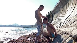 Dare To Have Extreme Public Sex With Strangers By The Seaside?