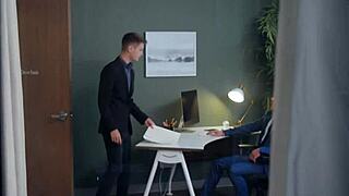 Hot gay banging in the office today