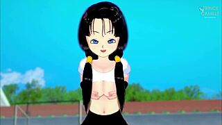 i taught videl to fly and she thanks me