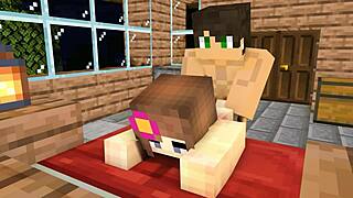 My crush invites me over after school for a minecraft animation session