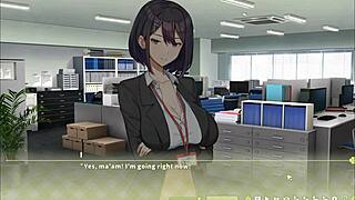 summer clover harem hentai ep 1, fired over giant cock. dude's 3d game outfit is wild!