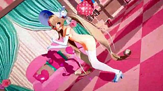 azur lane characters in hentai mmd emotional scene