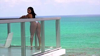 jules jordan introduces exotic big booty brunette misty quinn in her debut scene