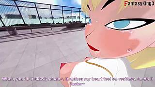 I dive into Power Girl's free POV fantasy with Superman in this full hentai adventure.